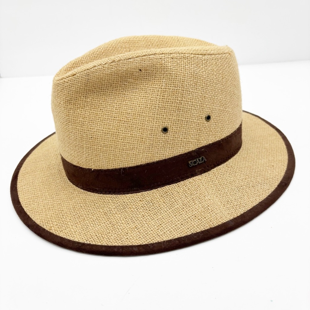 Scala Woven Rattan Hat